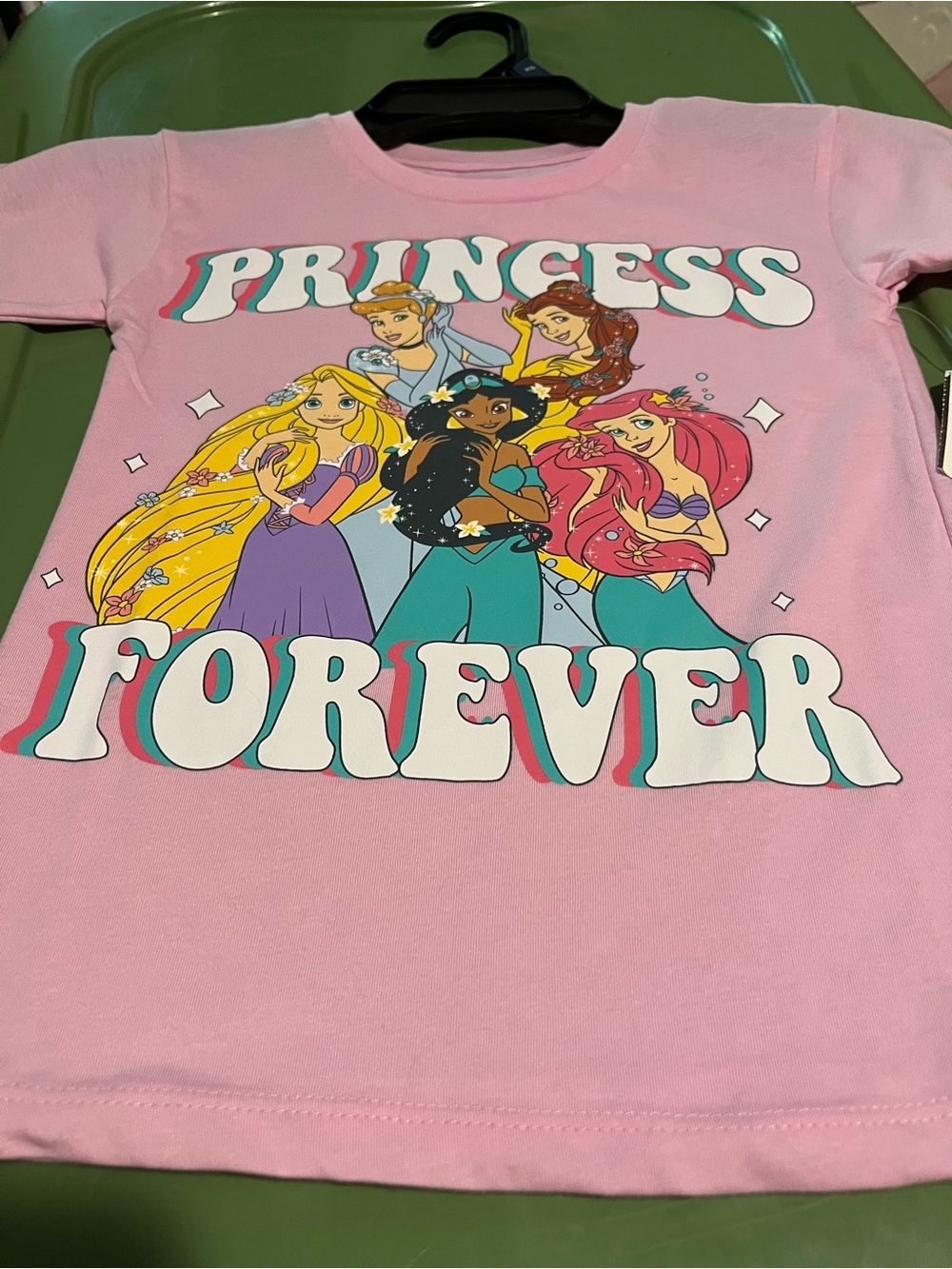 Disney Pink "Princess Forever" Graphic Tee